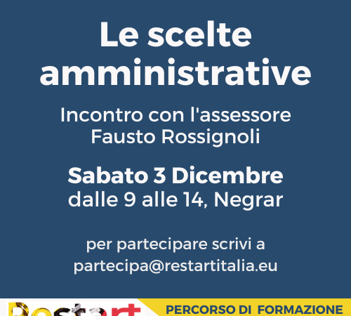 Le scelte amministrative