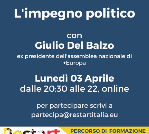 L’impegno politico