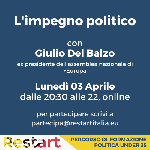 L’impegno politico